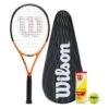 Wilson Burn Tour XP 103 Tennis Racket + Cover And 3 Tennis Balls 1 Wilson Burn Tour XP 103 Tennis Racket + Cover And 3 Tennis Balls -Ball Sports Store kc4362e4a93e8ea4675e138033416b174