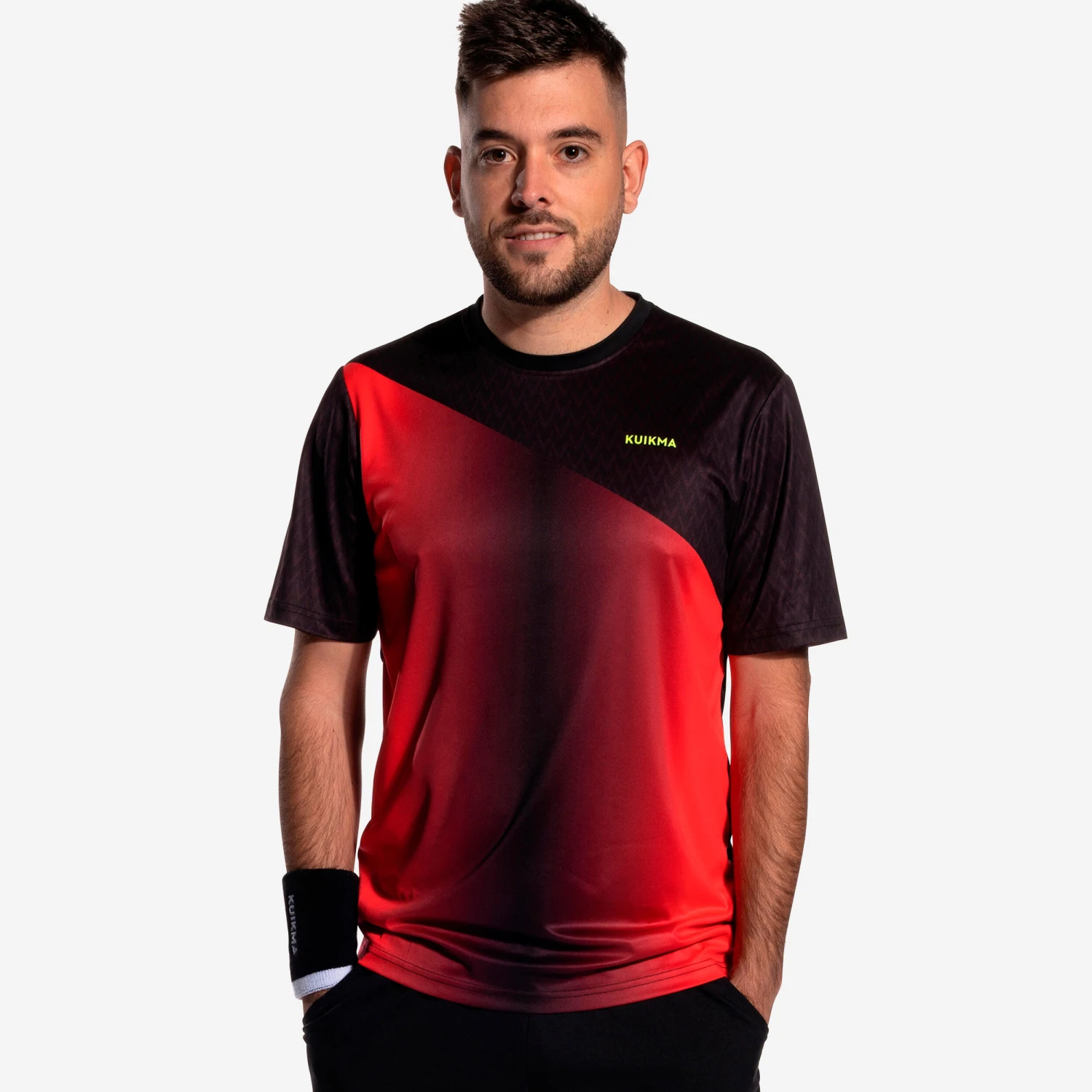 Men's Short-Sleeved Breathable Padel T-Shirt 500 17 Men's Short-Sleeved Breathable Padel T-Shirt 500 - Image 15