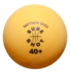 Sure Shot Matthew Syed Drum Of 72 (Yellow) -Ball Sports Store kc5ddd12312b50ec02f4ad4d690958f9b