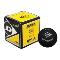 Dunlop Pro Squash Balls (Pack Of 12) (Yellow/Black) -Ball Sports Store kd957fa22a248ba7968e3d6e74db3b1c2
