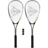 Dunlop Biotec Titanium Squash Racket Twin Set, Inc Protective Covers & 3 Squash 2 Dunlop Biotec Titanium Squash Racket Twin Set, Inc Protective Covers & 3 Squash -Ball Sports Store kdb45e3171a2403a464b81596e41651b9
