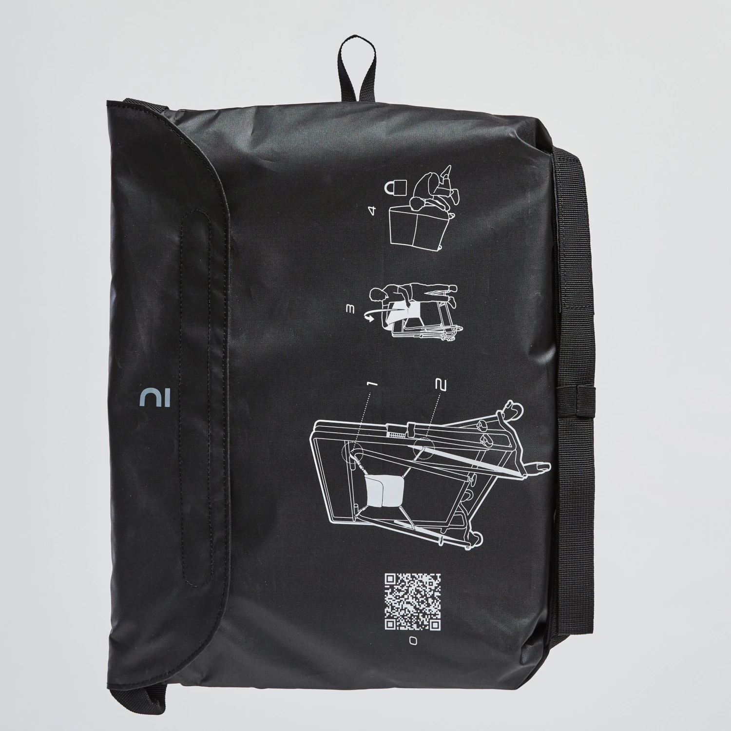 Table Tennis Table Cover For Medium Outdoor Folded Tables - Black 4 Table Tennis Table Cover For Medium Outdoor Folded Tables - Black - Image 2