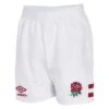 UMBRO England Rugby Childrens/Kids 22/23 Home Shorts (White/Claret Red) 1 UMBRO England Rugby Childrens/Kids 22/23 Home Shorts (White/Claret Red) -Ball Sports Store ke7823829020f40e34ad920cff81c9b7a