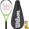 Wilson Blade Feel RXT 105 Tennis Racket, Full Protective Cover & 3 Tennis Balls -Ball Sports Store ke9ec070ee092092693d1cefe962e3398