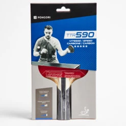 Club Table Tennis Bat TTR 590 Speed Carbon 5* -Ball Sports Store keb62cbf372cad10679ea88ee08c4d900