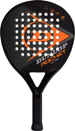 DUNLOP ULTRA PADEL RACKET BLACK/ORANGE