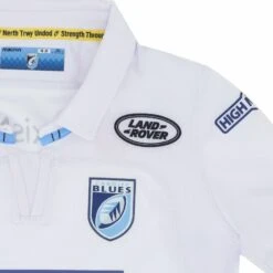 Macron Cardiff Blues Alternate Rugby Shirt Kids 58199814 White -Ball Sports Store kf77fa0635f244238f0a246da1595d7f0