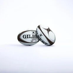 Gilbert REFURBISHED RUGBY BALL GTR4000 SIZE 5 - WHITE/BLACK
