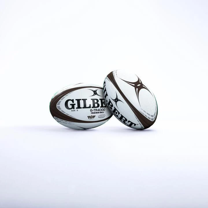 Gilbert REFURBISHED RUGBY BALL GTR4000 SIZE 5 - WHITE/BLACK 3 Gilbert REFURBISHED RUGBY BALL GTR4000 SIZE 5 - WHITE/BLACK
