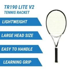 Artengo Adult Tennis Racket TR190 Lite V2 -Ball Sports Store kfedba227236c918e937982543cdc039a